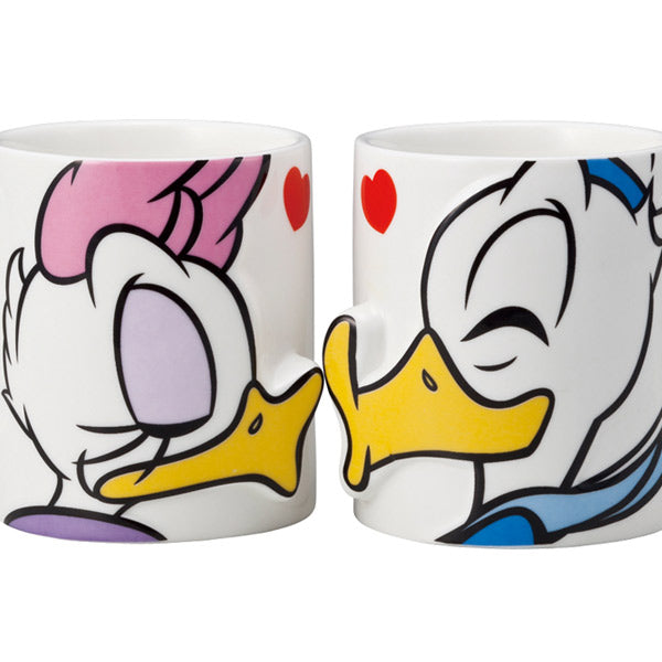 マグカップ ペア ドナルドダック デイジーダック キス セット 磁器