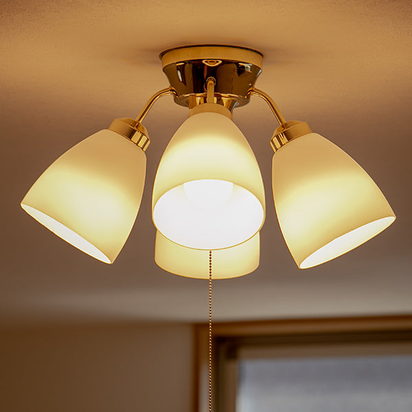 照明 4灯 LED対応 シーリングライト 天井照明 3段階 切り替え
