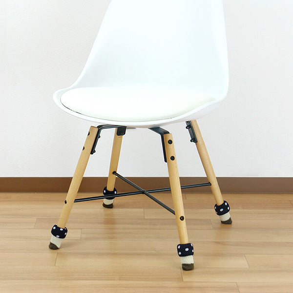 椅子の脚カバー チェアソックス chair socks Kinoko 二重構造 4個入 一脚分