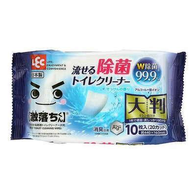 トイレクリーナー 激落ちくん 流せる除菌トイレクリーナー 大判10枚入り