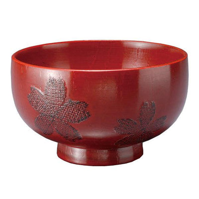 汁椀 木製 350ml さくら汁椀 漆 桜 天然木