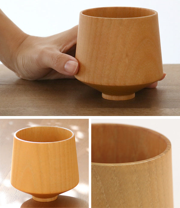 コップ 200ml 木製 バランスカップ 天然木 食器