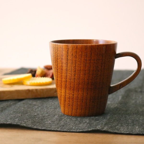 ティーカップ 260ml 木製 漆 マグカップ 天然木 食器