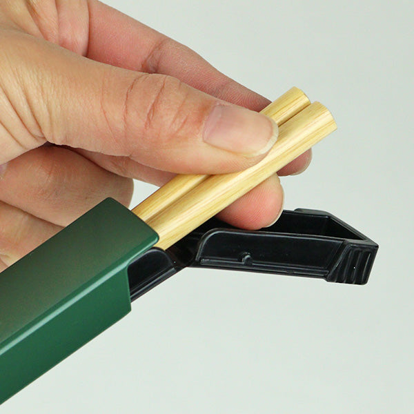 箸・箸箱セット オベロ スライド式 18cm