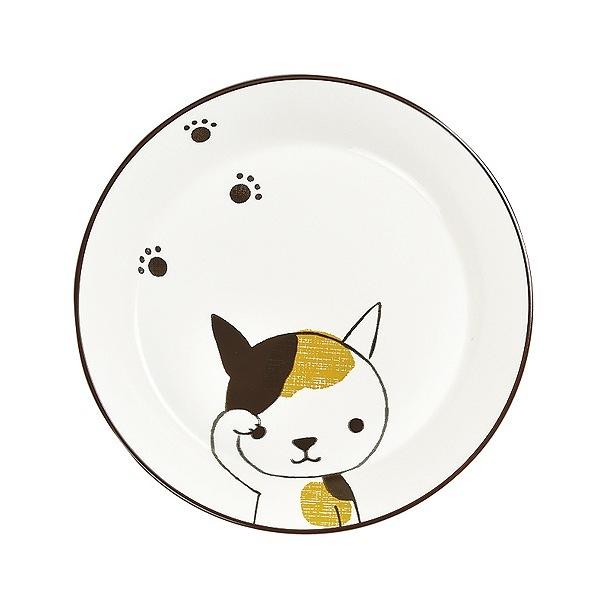 プレート 16cm 小 Helloあにまる ねこ 皿 食器 日本製