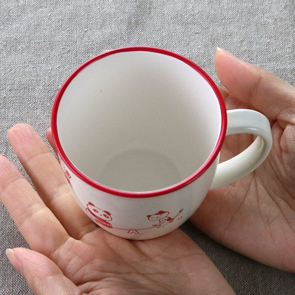 コップ 220ml アクティブあにまる マグカップ 食器 日本製