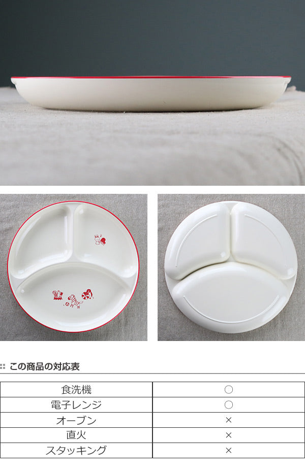 ランチプレート 23cm アクティブあにまる ランチ皿 食器 日本製