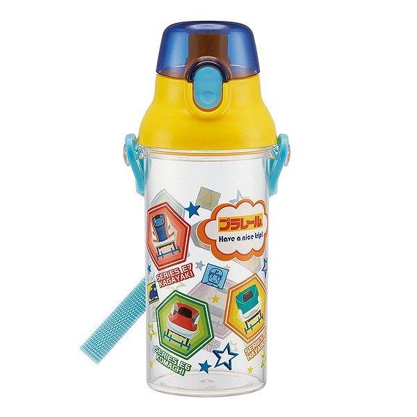 水筒 プラレール 直飲み ワンプッシュボトル プラスチック製 480ml 子供 -1