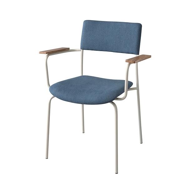 チェア アームチェア 布製背もたれ 座面高47cm 座面高47cm