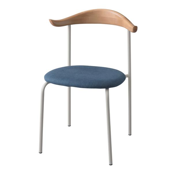 チェア 木製背もたれ 座面高46cm