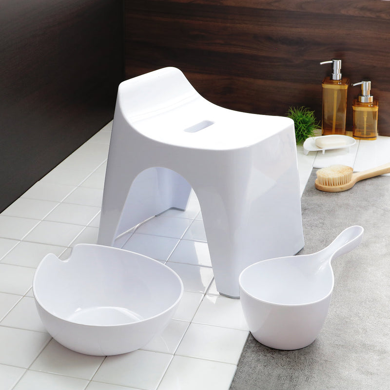 風呂椅子 洗面器 手桶 セット ヒューバス バススツール まとめ買い 3点セット 座面25cm -20