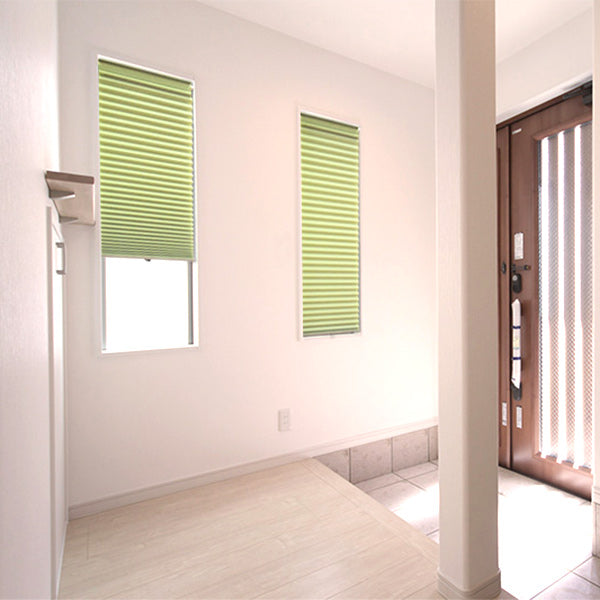 小窓用スクリーン断熱幅35×丈90cm突っ張り棒なしハニカムシェード