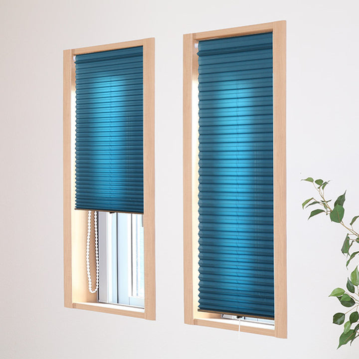 小窓用スクリーン断熱幅59×丈135cm突っ張り棒なしハニカムシェード