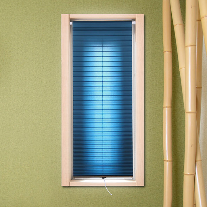 小窓用スクリーン断熱幅59×丈135cm突っ張り棒なしハニカムシェード