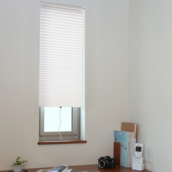 小窓用スクリーン断熱幅59×丈135cm突っ張り棒なしハニカムシェード