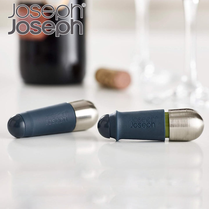 JosephJosephボトルストッパーツイストロックワインストッパーバーワイズ