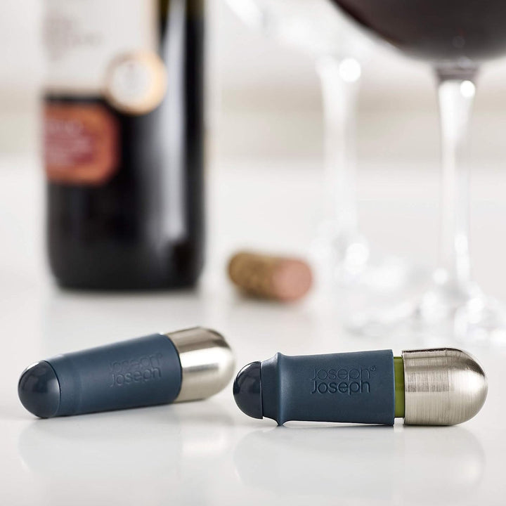 JosephJosephボトルストッパーツイストロックワインストッパーバーワイズ