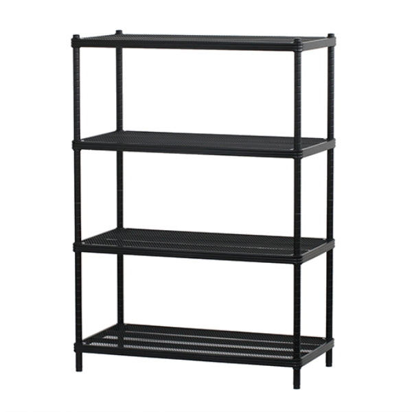 在庫限り・入荷無し】スチールラック 4段 メタルメッシュラック ロー
