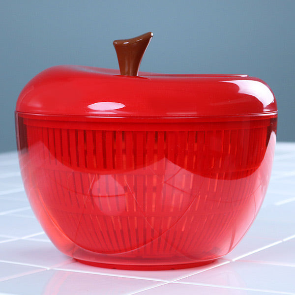 アップルサラダスピナー 野菜水切り器 りんご型