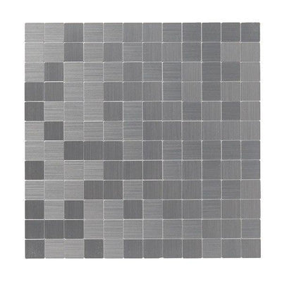 タイルシール タイルシート メタルタイルＬ スモールスクエア 耐熱 防水 耐水