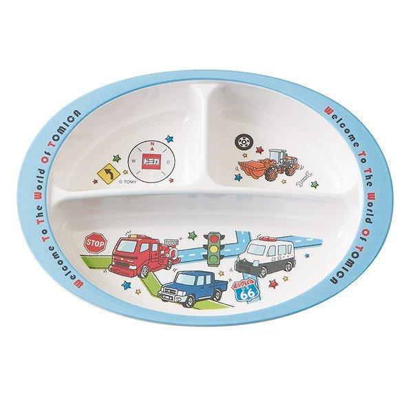 ランチプレート 26cm メラミン製 食器 トミカ19 キャラクター