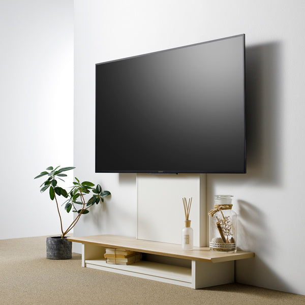 テレビ台 壁寄せ フロアスタンド 65V型対応 TVラック 幅120cm -8