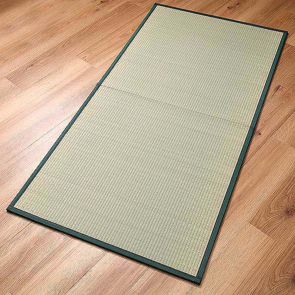 畳 国産 ユニット畳 い草 畳マット 蒼 約85×170cm 2枚セット 二つ折り い草4層 2畳