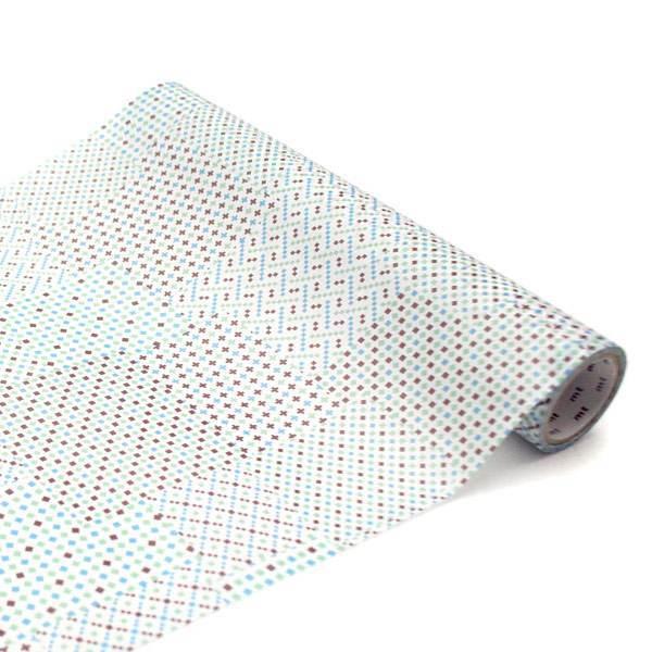 包装紙 ラッピングシート mt wrap パターンパッチワーク 幅23cm