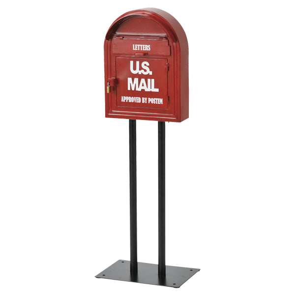 ヴィンテージポストウォールポスト U.S.MAILポスト赤 郵便ポスト