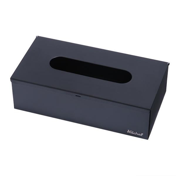 ティッシュケース Kochel ステンレス 壁掛け 卓上 ブラック