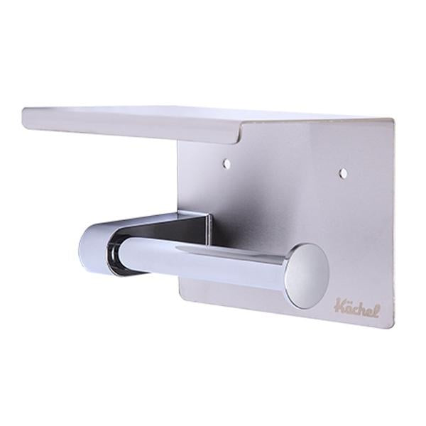 トイレットペーパーホルダー Kochel ケッヘル ステンレス スマホテーブル シングル バータイプ ヘアライン仕上げ