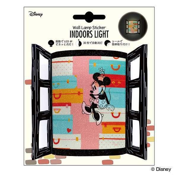 ウォールステッカー ウォールランプステッカー ミニー INDOORS LIGHT ディズニー キャラクター