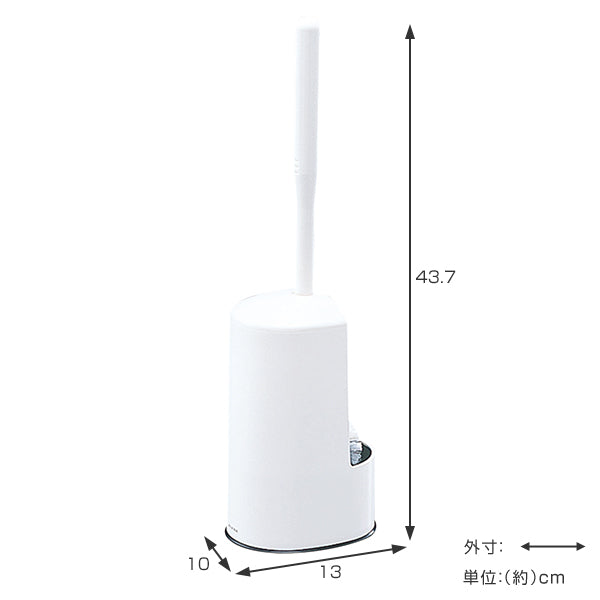 マーナ トイレブラシ ケースセット カーブネック -4