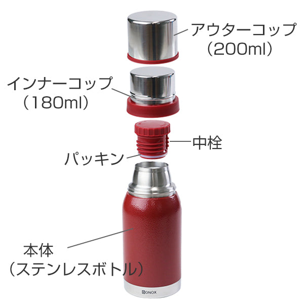 水筒 ダルトン DULTON ステンレス コップ付 ダブルカップ バキュームボトル 750ml