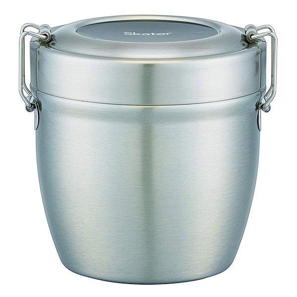 保温弁当箱 丼 ステンレス SKATER 2段 830ml 弁当箱 ランチジャー