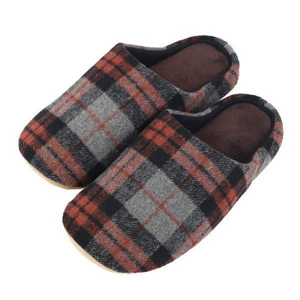 スリッパ タータンチェックチャールス Mサイズ