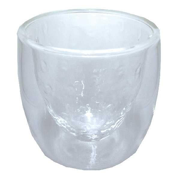 グラス 250ml ダブルウォール 二重構造 くだもの 保温 耐熱ガラス製