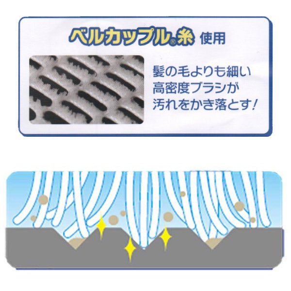 スポンジ そうじの神様 極ラクブラシ アミ戸用 -9