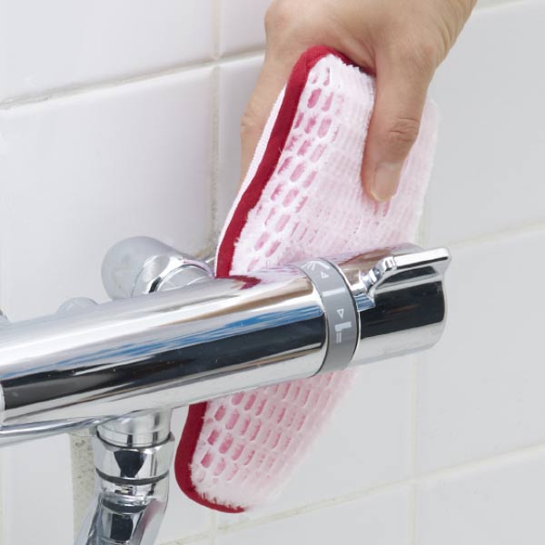 そうじの神様バススポンジ極ラクブラシW浴室用2毛足ロングタイプ