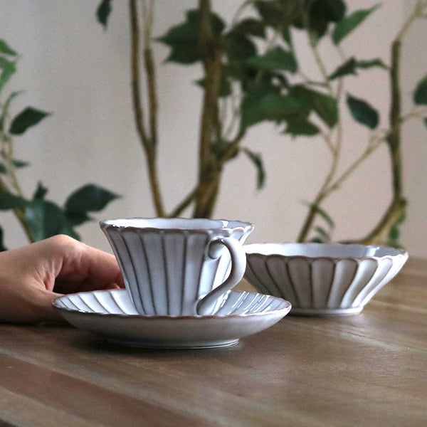 プレート 15cm 風雅 月白 皿 和食器 磁器 日本製