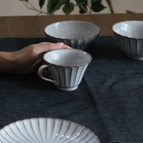 コーヒーカップ 165ml 風雅 月白 和食器 磁器 日本製