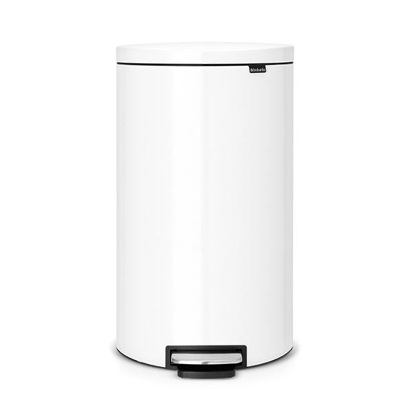 ゴミ箱 ブラバンシア brabantia フラットバック 30リットル ペダル式 ふた付き ホワイト