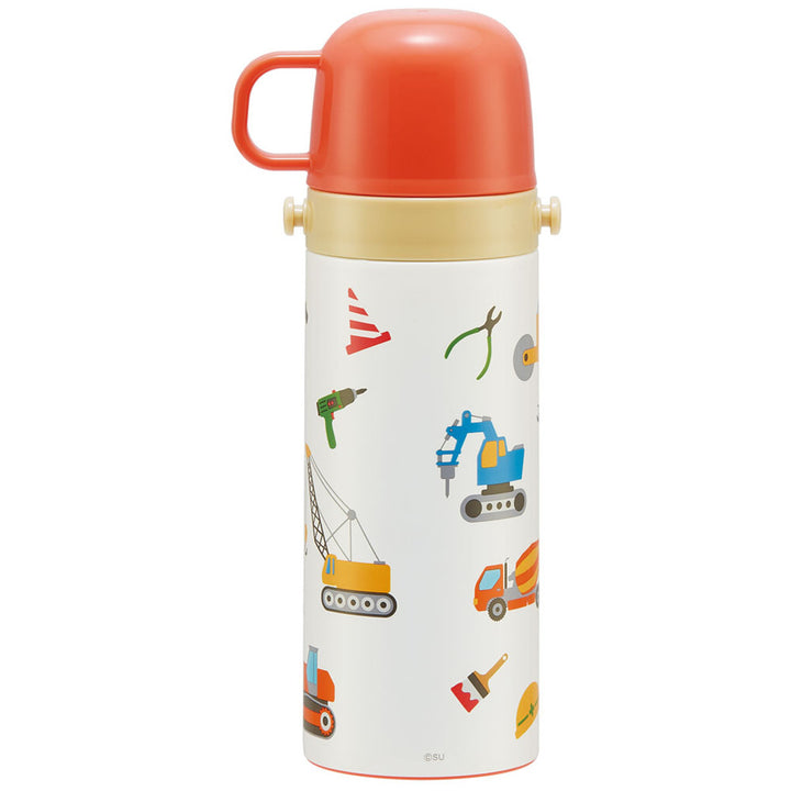 水筒 ステンレス 直飲み コップ 2way 軽量 430ml 子供 -14