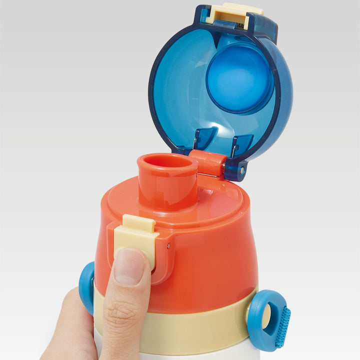 水筒 ステンレス 直飲み コップ 2way 軽量 430ml 子供 -10