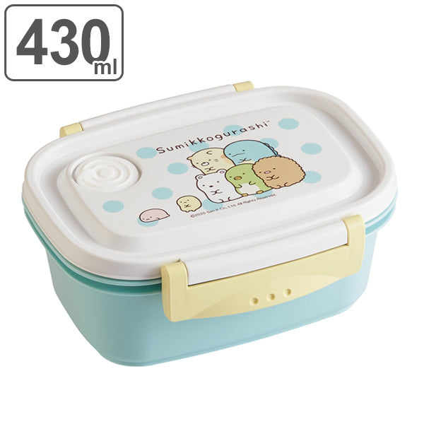 すみっコぐらし　お弁当箱＆水筒 お弁当箱 1段 タイトフードコンテナ S すみっコぐらし 430ml ランチ