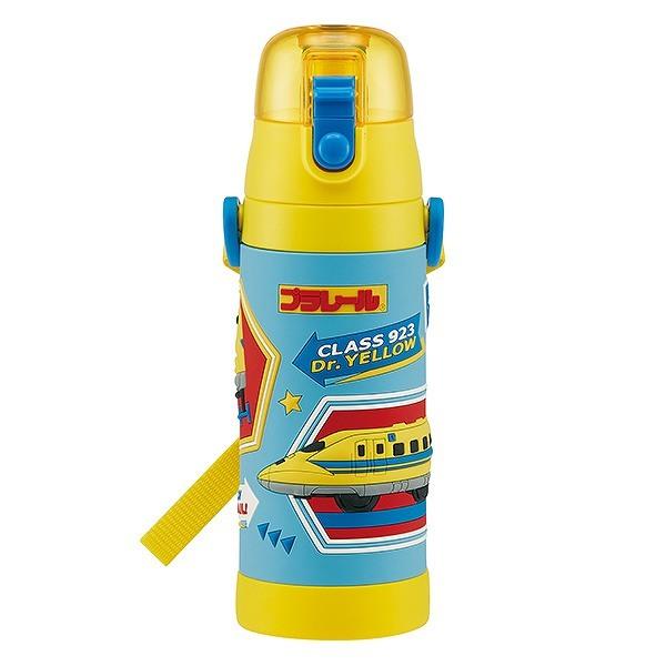 水筒 ステンレス 直飲み 3Dロック付ダイレクトボトル プラレール 480ml 子供