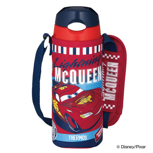 サーモス 水筒 キッズ 400ml ステンレス カーズ 真空断熱ストローボトル FHL-402FDS -1