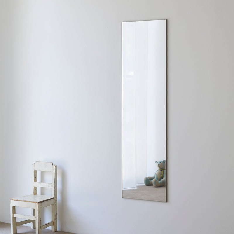 割れない鏡 リフェクスミラー アルミフレーム frame by REFEX 姿見 40×141cm -18