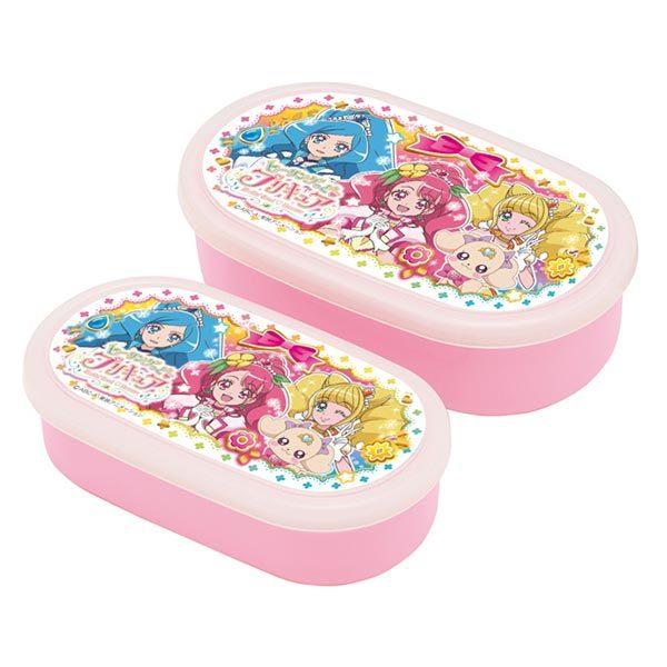 お弁当箱 ヒーリングっどプリキュア シール容器 2個入 入れ子 子供