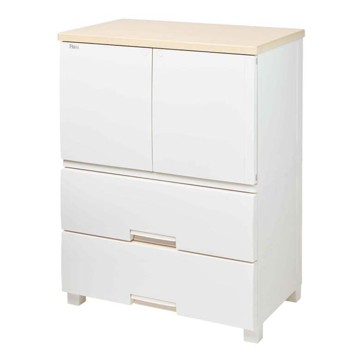 チェスト フィッツプラス キャビネット 2段 幅65×奥行41×高さ85cm